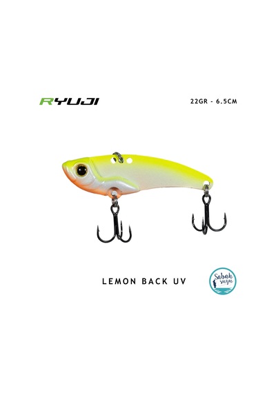 Ryuji Mirror Vıb Vibrasyon Jig 6.5cm 22gr Lemon Back Uv