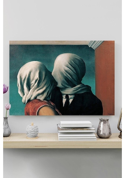 The Lovers - Aşıklar - Rene Magritte Sanatsal Poster