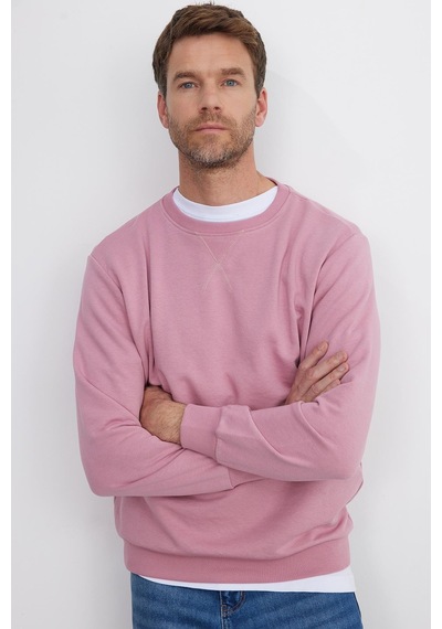 Tudors Unisex Relax Fit Rahat Kesim %100 Pamuk 3 İplik Basic Lila Bisiklet Yaka Sweatshirt-35149 Lila Tudors Unisex Relax Fit Rahat Kesim %100 Pamuk 3 İplik Basic Lila Bisiklet Yaka Sweatshirt-35149 Lila