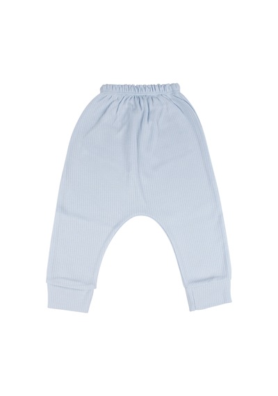 By Bebekodam Erkek Bebek Mavi Yeşil Ayıcık Baskılı Pijama Takımı