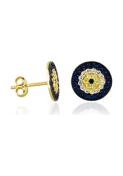 Sembol Gold Sosyete Altın Çivi Küpe 14K Gold
