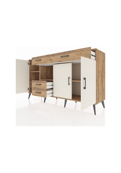 Kronos Konsol 4 Raflı 4 Çekmeceli 3 Kapaklı 176x59x99 Çam-aytaşı/çam Aytası/atlas Çam - Atlas Çam Kronos Konsol 4 Raflı 4 Çekmeceli 3 Kapaklı 176x59x99 Çam-aytaşı/çam Aytası/atlas Çam - Atlas Çam