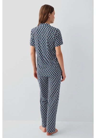 Pierre Cardin Kadın Lacivert Gömlek Pijama-m91.59 Lacivert
