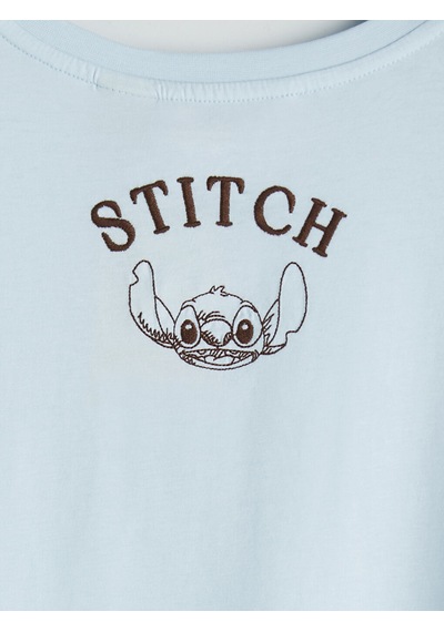 Lcw Young Mavi Stitch Baskılı Kadın Gecelik