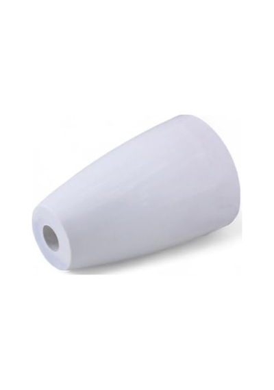 4 Adet Oval Plastik Ayak - 12 Cm Beyaz Mobilya Ayağı 6395751