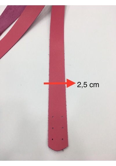 Karantuhafiye Dikmeli Spor Sap / Çanta Sapı / Deri Dikmeli Sap 70 Cm Fuşya Fuşya