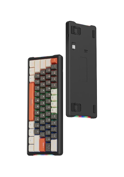 K610 Kablolu Kırmızı Switch Mekanik Oyuncu Klavyesi-61 Tuş Rgb-hot Swap