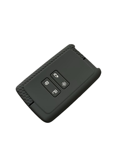 Gma Keys Renault Clio E-tech Austral Megane E-tech 4 Anahtar Koruma Kılıfı Petek Desenli Gri Siyah