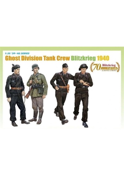 1/35 Hayalet Tümen Blitzkrieg 1940 Tankçı Asker Figür Maketi, Dragon 6654