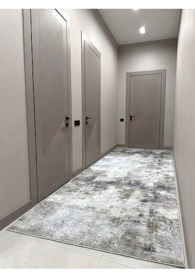 Arbese Premium Halı Yolluk Oturma Odası, Mutfak, Antre Ve Koridor Halısı Gri-vizon Arbs6bnyn