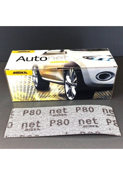 Mırka Zımpara Epoksi Otomotiv Tekne Autonet Tel Elek Zımpara 80 Kum Cırtlı 70 X 198 Mm 50 Adet