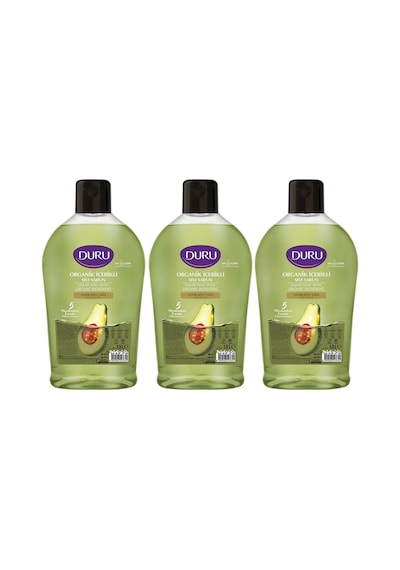 Organik İçerikli Avokado Sıvı Sabun 1500 Ml 3 Adet
