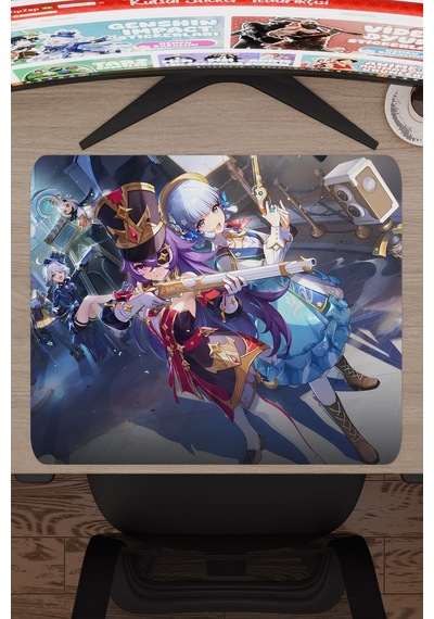 Chevreuse Genshin Impact Anime Gacha V5 - 48x40 Xl Gaming Mouse Pad Fare Altlığı