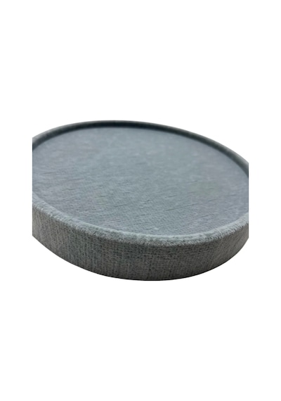 Silindir Model Süet Kumaş Gri Renk 20/20 Cm Batırmalı Küpe-piercing Tablası Gri