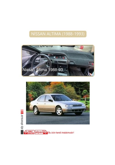 Nissan Altima 1988-1993torpido Koruma Halısı Bej Kenar