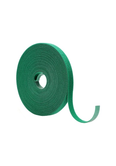 Naylon Bahçe Bitki Bağlama Bandı, Yeşil, Cırt Cırt, 1 Cm X 10 Metre, Sera Ve Bahçe İşleri İçin