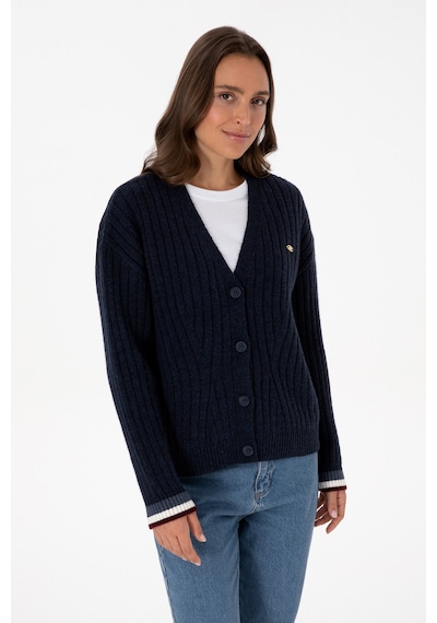 U.s. Polo Assn. Kadın Lacivert Hırka Triko 50310022-vr033 Lacivert