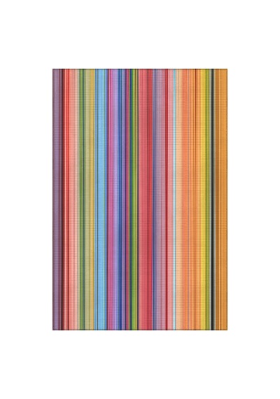 Pantone 61 Çizgili Tasarım Renkli Halı Modern Oturma Odası Yolluk İnce Yazlık Ev Oda Salon Halısı Renkli B