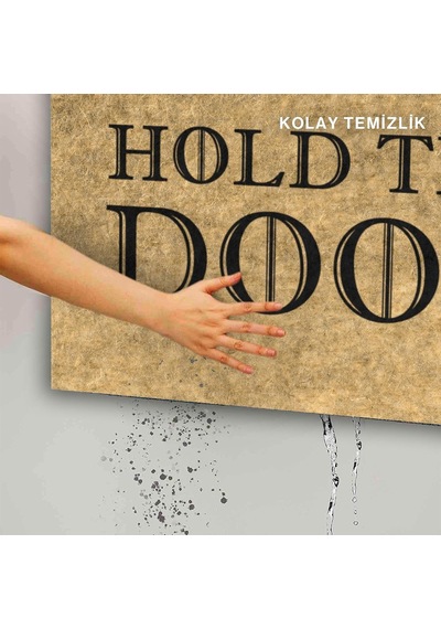 Kapı Önü Paspası - Modern Ve Şık Kapı Paspası Ev, Ofis Ve Dış Mekân Kullanımı İçin Hodor's Mat 45x65 Çok Renkli