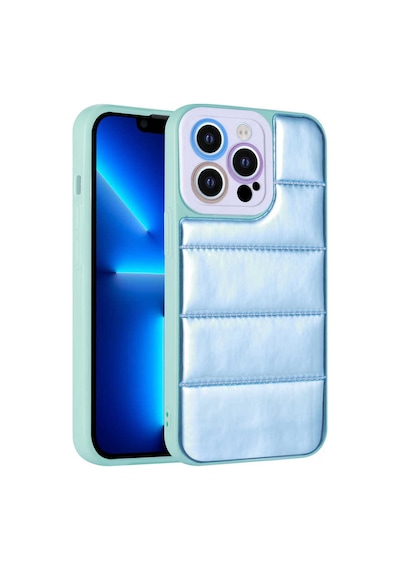 Zore İphone 12 Pro Uyumlu Kamera Korumalı Aihttgli Renkli Ogaa Seksek Kılıf-mavi
