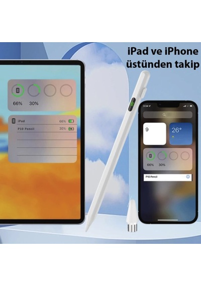 Honor Magicpad3 İçin Bowie Premium Digital Göstergeli Stylus Dokunmatik Kalem