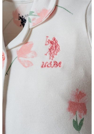 U.s. Polo Assn. Kız Bebek Beyaz Takım Usb2988-c-v1 Beyaz
