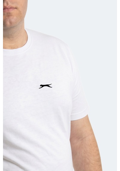 Slazenger Rosalva Jmb Erkek Büyük Beden Beyaz Tişört