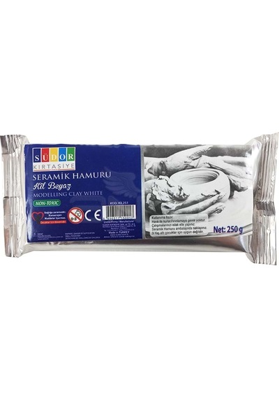 Südor Seramik Hamuru 250Gr Beyaz