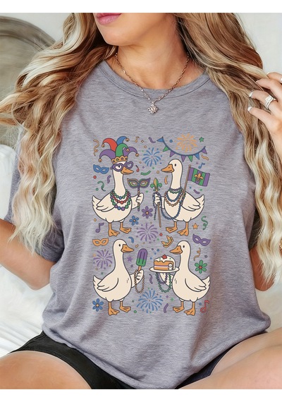 Noıssey Urban Pop Graphic Kadın Tişört Koleksiyonukod 5439 Gri