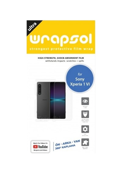 Sony Xperia 1 Vı Ön, Arka Ve Yan 360 Derece Tam Kaplama Poliüretan Film