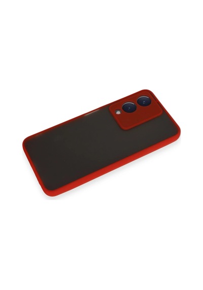 Newface - 326 - Vivo Y17s Kılıf Montreal Silikon Kapak - Edntrend - - Kırmızı