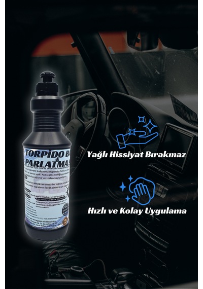 Torpido Parlatıcı 500 Ml Plastik Yenileyici, Torpido Temizleyici