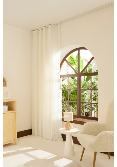 Kaşmir Home Harper Star Blackout Krem Perde 150x270 Cm Krem