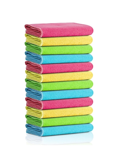 Mıclo Cleanıng / Mikrofiber Temizlik Bezi / Klasik Serii / 250 Gsm / Banyo, Mutfak Bezi / Bulaşık Kurulama Bezi / 4 Re Genel