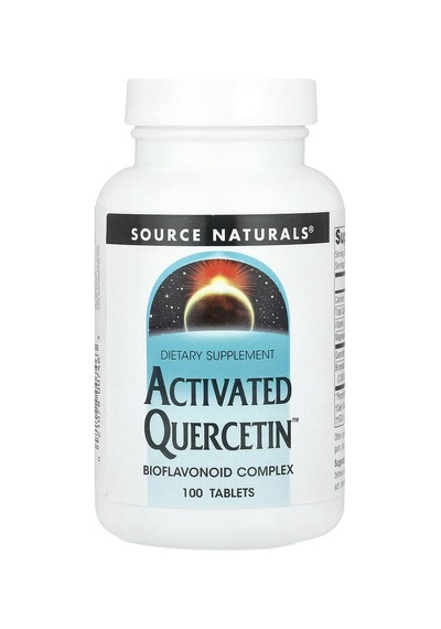 Source Naturals, Activated Quercetin , Bioflavonoid Complex, 100 Tablets