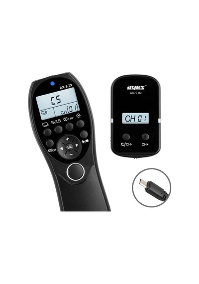Ayex AX-5 S2 Sony için Dijital Zaman Ayarlı Kablosuz Kumanda