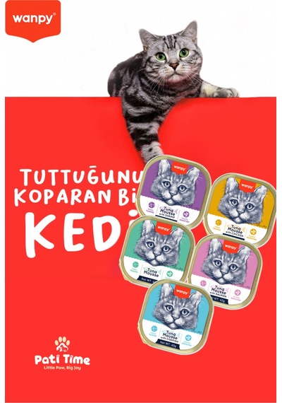 Krema Kedi Ödül Maması 60 Adet 14gr 2 Adet Kedi Yaş Mama 40gr Hediyeli