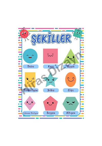1. Sınıf Ders Afişi Seti Sınıf Afişleri 10 Parça 30x42cm A3- Yeni Müfredat İlkokul Okul Öncesi Eğitici Sınıf Panosu Süsleme Seti 300gr Kalın Kuşe Kağıt Duvar Afişleri Eğitim Materyalleri