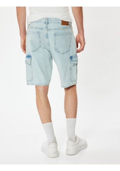 Koton Kargo Kot Şort Oversize Bermuda Cep Detaylı Pamuklu Açık İndigo 4sam40061ıd Açık İndigo Koton Kargo Kot Şort Oversize Bermuda Cep Detaylı Pamuklu Açık İndigo 4sam40061ıd Açık İndigo