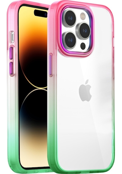 Buff Apple Uyumlu iPhone 14 Pro Air Bumper Rainbow Kilif 560957185