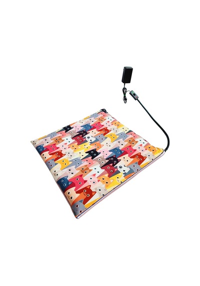 Isıtıcılı Minder Kedi Köpek Minderi Isıtıcılı Kedi Minderi 12volt 45x45cmx4cm