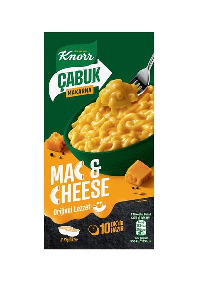 Knorr Çabuk Mac & Cheese Peynirli Makarna 212 G - 7 Adet Tarı