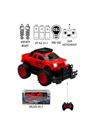 Uzaktan Kumandalı Off-road Araba, Işıklı Ve Drift Yapabilen Eğlenceli Oyuncak