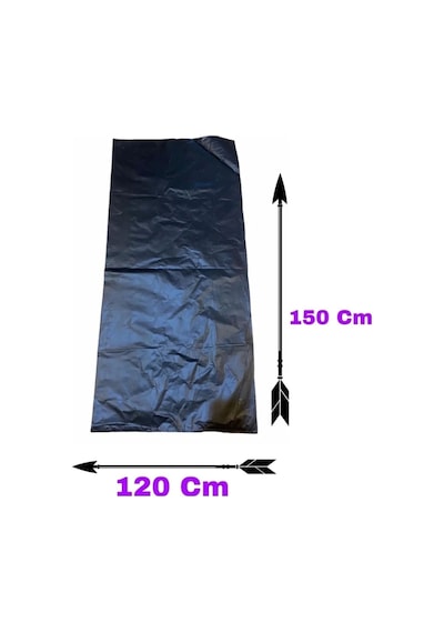 Dökme Kalın Çöp Poşeti 120 X 150 Cm 5'li Çöp Torbası