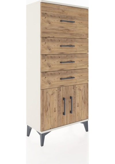 Hyperion Dolap 4 Çekmeceli 2 Kapaklı 60x44x134 Aytaşı-çam Aytaşı Hyperion Dolap 4 Çekmeceli 2 Kapaklı 60x44x134 Aytaşı-çam Aytaşı