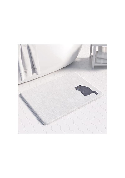 Mikrofiber Banyo Paspası Takımı Kaymaz Taban, Yıkanabilir 2li