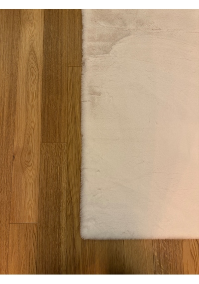 Ultra Soft Beyaz Yumuşak Dokulu Peluş Halı Dikdörtgen