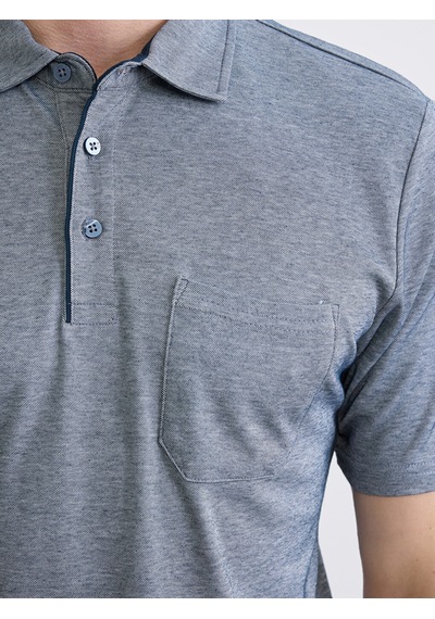 Lcwaıkıkı Classic Petrol Polo Yaka Standart Fit Erkek Tişört