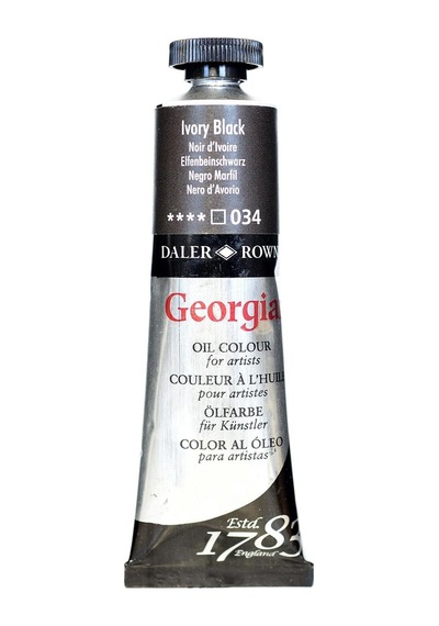 Georgian Yağlı Boya Goc 38Ml Ivory Black 034