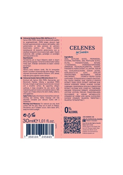 Lexroo Somon Dna Pdrn Onarıcı & Yenileyici Active Serum, 30 Ml